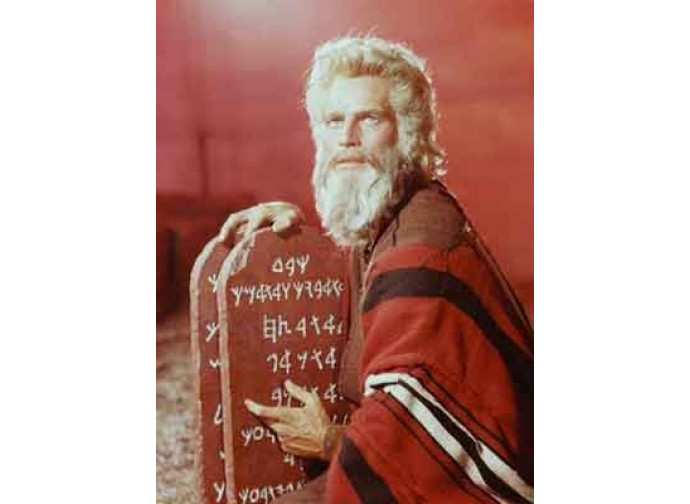 I 10 Comandamenti (Charlton Heston nel ruolo di Mosè) I 10 Comandamenti (Charlton Heston nel ruolo di Mosè)