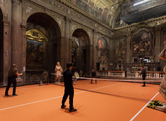 Il tennis in chiesa. Dicono che è arte