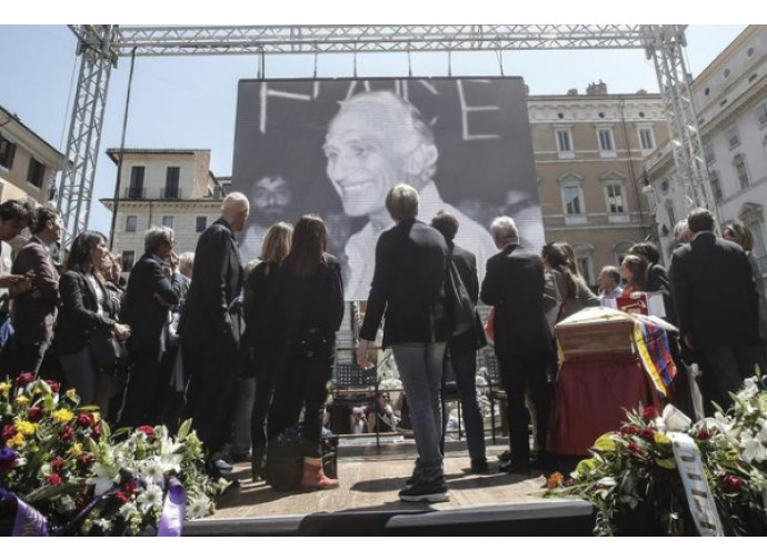Il funerale di Pannella Il funerale di Pannella