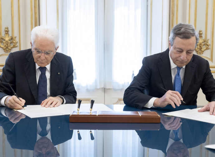 Mattarella e Draghi firmano i decreti di convocazione dei comizi elettorali