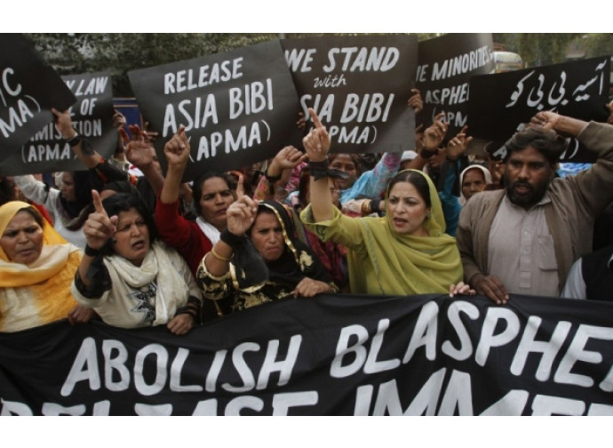 Una manifestazione per Asia Bibi