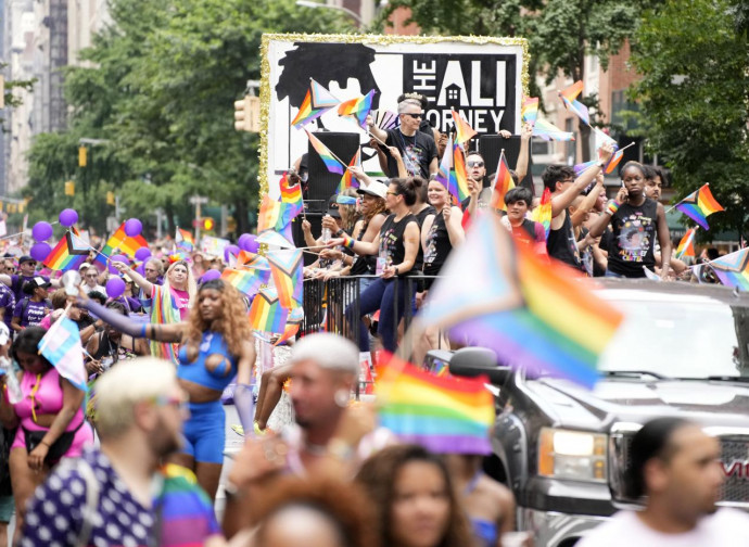 Un momento del pride di New York, 25 giugno 2023