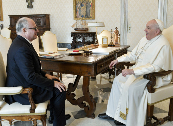 Foto Vatican Media/LaPresse 04-01-2024
