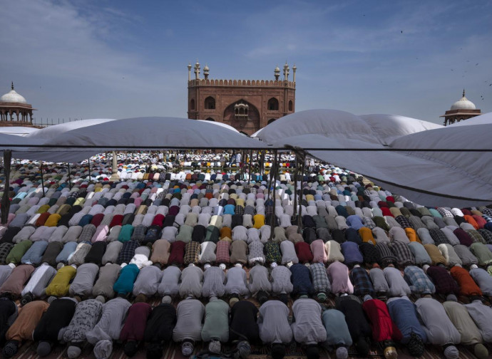 Musulmani in India (foto AP via LaPresse)