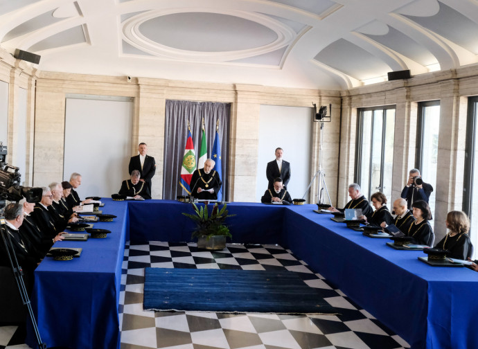 Riunione Corte costituzionale 11 aprile 2025 (LaPresse) Riunione Corte costituzionale 11 aprile 2025 (LaPresse)