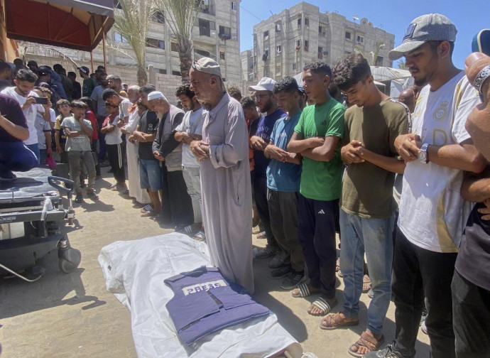 Funerale Mariam Dagga (famiglia Dagga via Ap via LaPresse) Funerale Mariam Dagga (famiglia Dagga via Ap via LaPresse)
