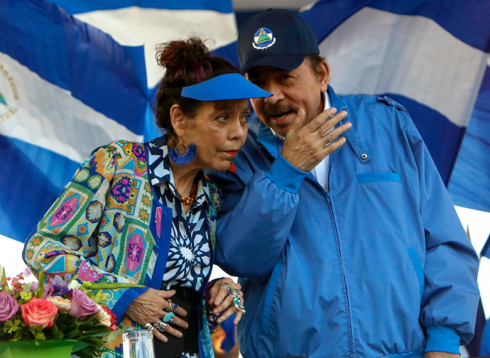 Rosario Murillo e Daniel Ortega (Ap-LaPresse)