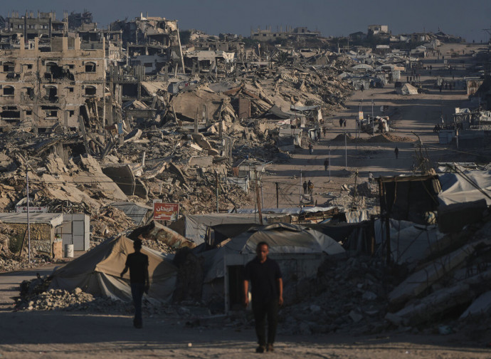 Macerie a Jabaliya, Striscia di Gaza, 2 luglio 2026 (Ap/LaPresse)