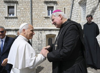 Visita a sorpresa di Leone XIV a Montecassino
