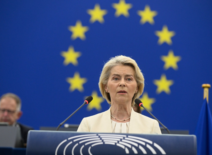 Ursula von der Leyen, 16/9/2026 (Ap via LaPresse)
