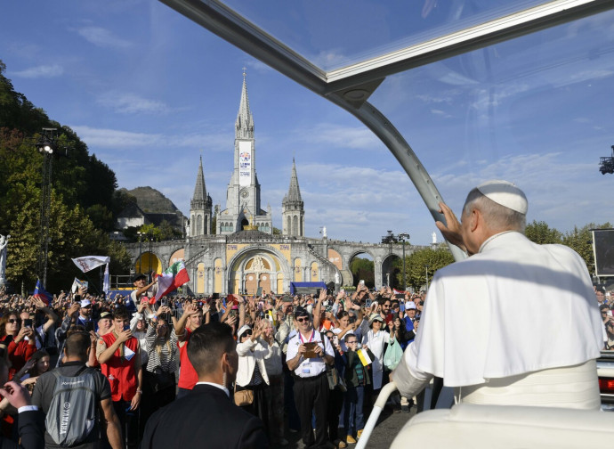 Leone XIV a Lourdes, 27/09/2026 (Vatican Media/LaPresse)