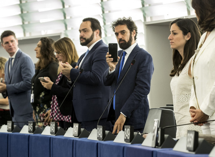 Pentastellati a Strasburgo Pentastellati a Strasburgo