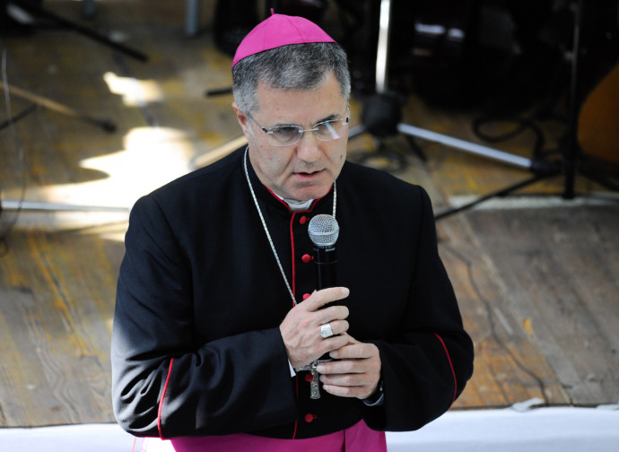 Mons. Lorefice nel 2018 (LaPresse)