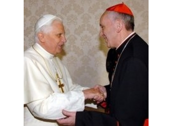 Bergoglio e Ratzinger