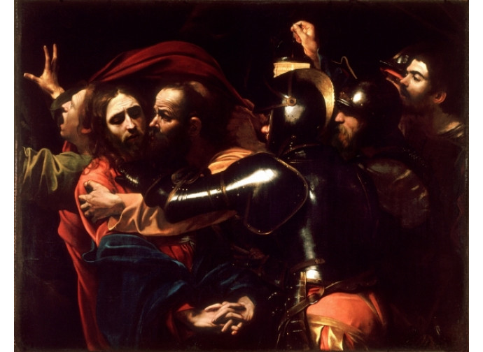 Caravaggio, "Cattura di Cristo" Caravaggio, "Cattura di Cristo"