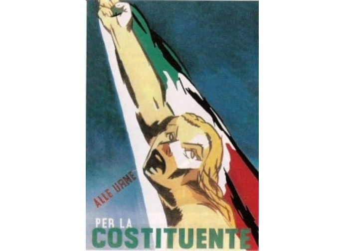 Manifesto elettorale per la Costituente Manifesto elettorale per la Costituente