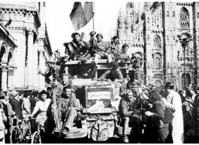 Ingresso a Milano 25 aprile 1945 Ingresso a Milano 25 aprile 1945