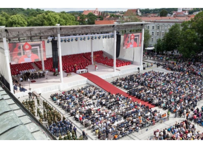 Vilnius, la cerimonia di beatificazione di Teofilo Matulionis Vilnius, la cerimonia di beatificazione di Teofilo Matulionis