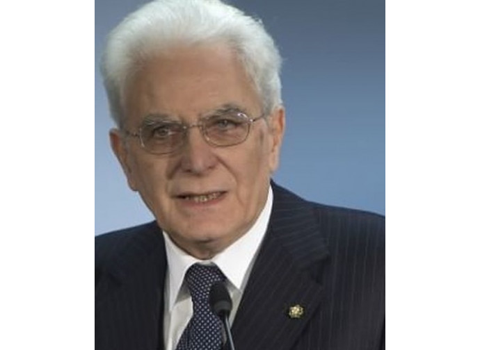 Il presidente della Repubblica Mattarella Il presidente della Repubblica Mattarella