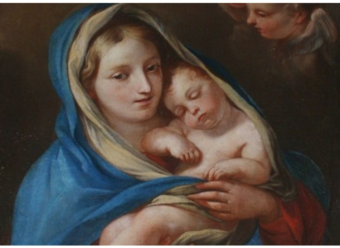 Madonna di Paterno, particolare primo piano