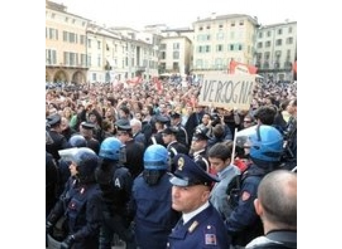 Manifestazione del Pdl a Brescia