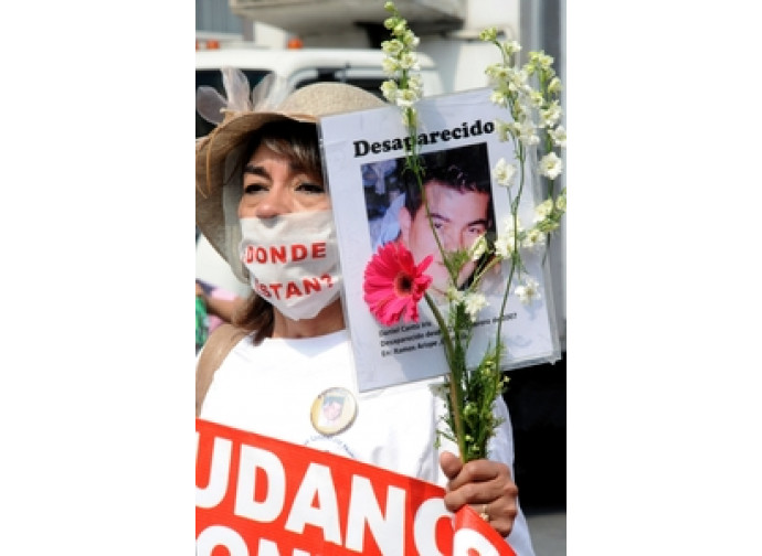Messico, manifestazione per i desaparecidos Messico, manifestazione per i desaparecidos