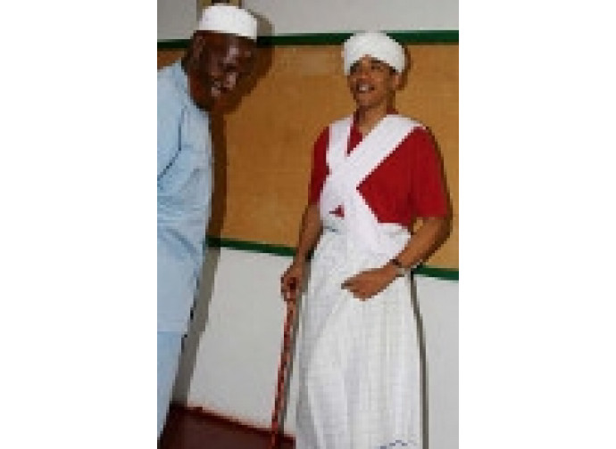 Obama in costume