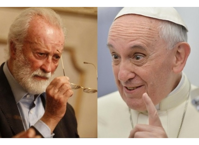 Eugenio Scalfari e Papa Francesco Eugenio Scalfari e Papa Francesco