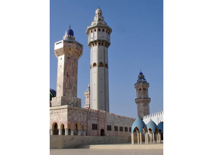 La grande moschea di Touba, in Senegal La grande moschea di Touba, in Senegal