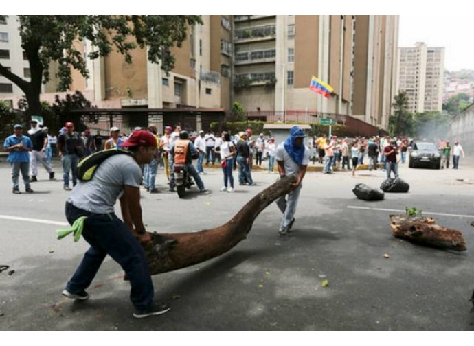 Venezuela, manifestazione dell'opposizione Venezuela, manifestazione dell'opposizione