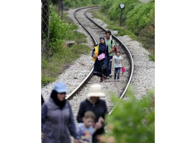 Emigranti sulla rotta dei Balcani