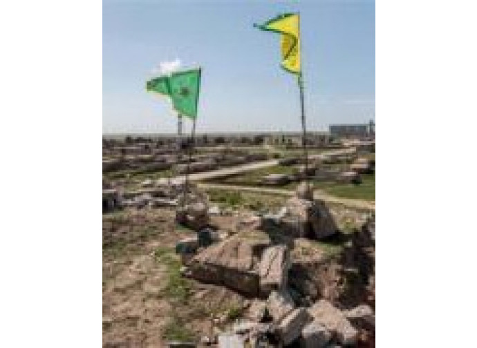 Bandiere dell'YPG curda Bandiere dell'YPG curda