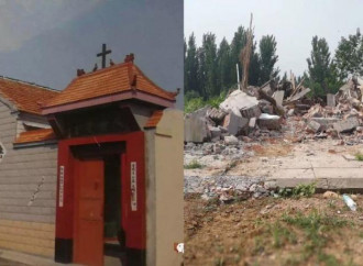 Demolita un’altra chiesa in Cina