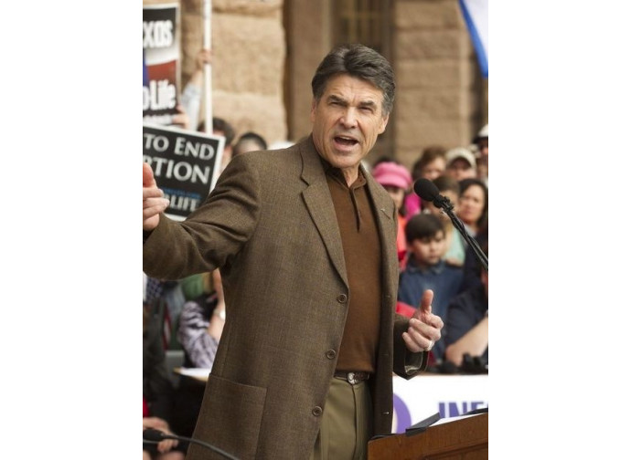 Il governatore del Texas Rick Perry Il governatore del Texas Rick Perry