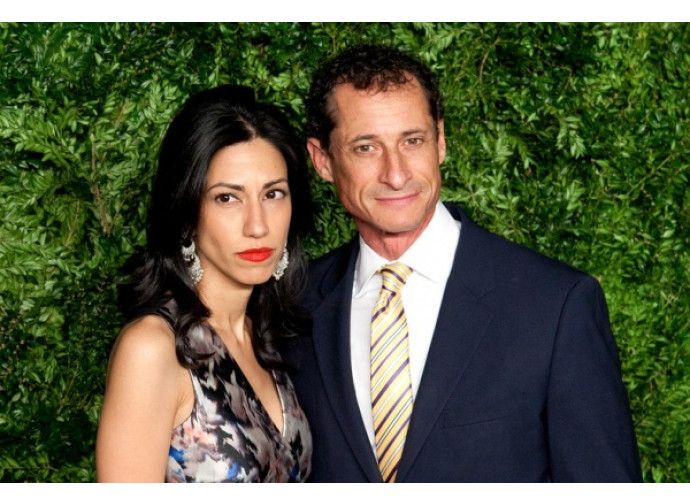 Huma Abedin e Anthony Weiner Huma Abedin e Anthony Weiner