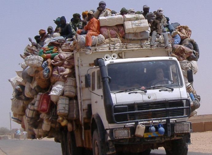 Emigranti in partenza da Agadez