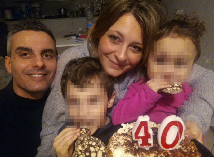 La famiglia Tagliaferro con la piccola Amanda La famiglia Tagliaferro con la piccola Amanda