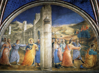 Beato Angelico: il martirio di Stefano voluto dal papa