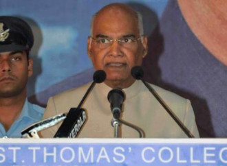 Il presidente indiano Ram Nath Kovind ha partecipato alle celebrazioni per il centenario del St Thomas College
