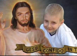 Il bambino crocifisso con Gesù