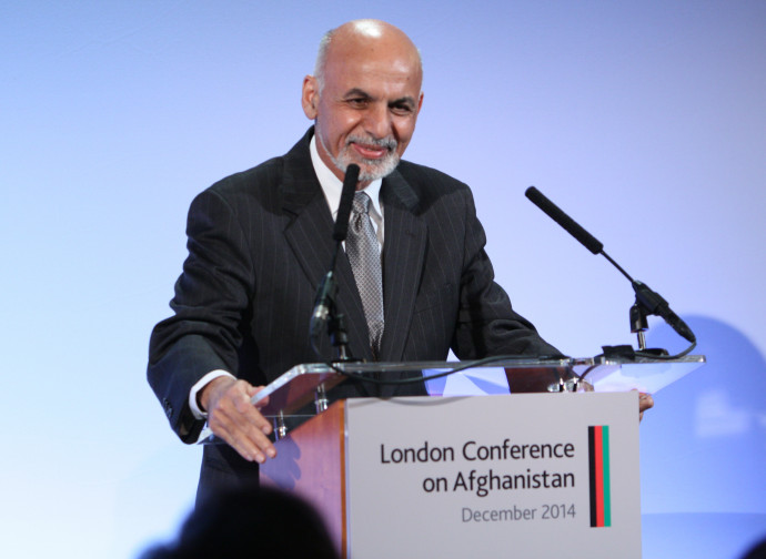 Il presidente afgano Ashraf Ghani