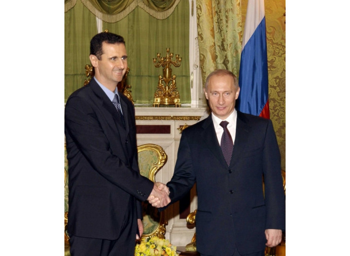 Alleati, Bashar al Assad e Vladimir Putin Alleati, Bashar al Assad e Vladimir Putin