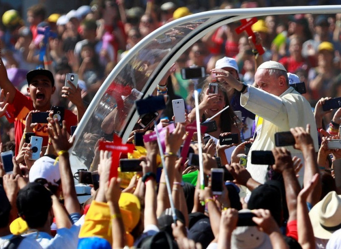 Il Papa al santuario di Maipu