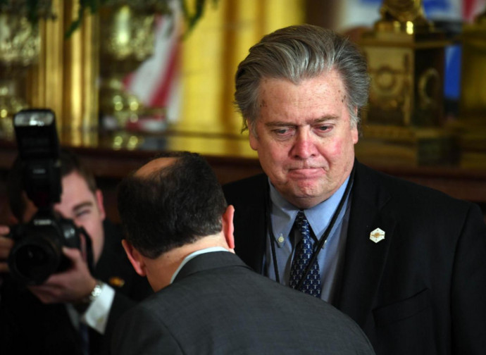 Steve Bannon, lo stratega della campagna di Trump Steve Bannon, lo stratega della campagna di Trump