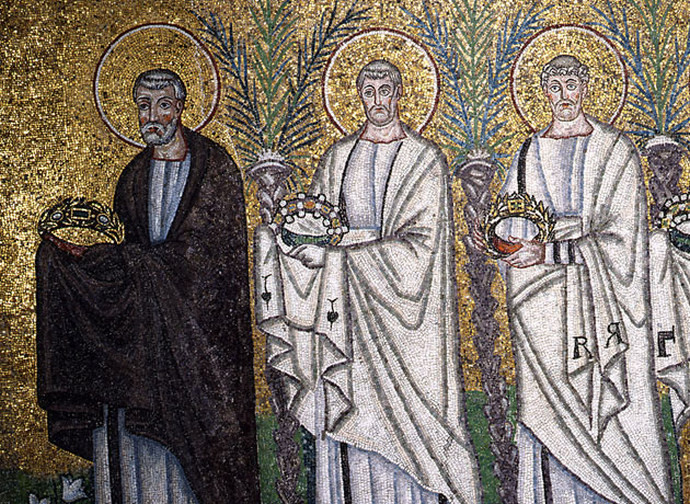 Corteo dei santi (part.) - Basilica S. Apollinare a Ravenna