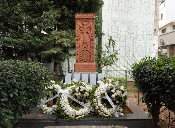 Beirut, monumento alle vittime del genocidio armeno (foto di Elisa Gestri)
