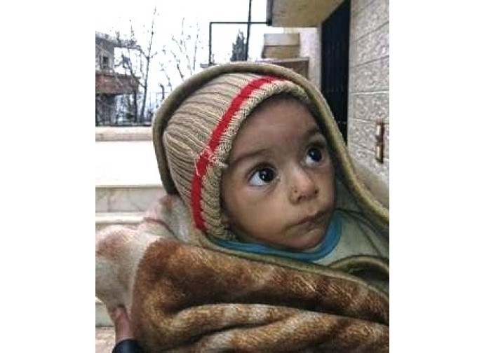 Bambini alla fame a Madaya Bambini alla fame a Madaya