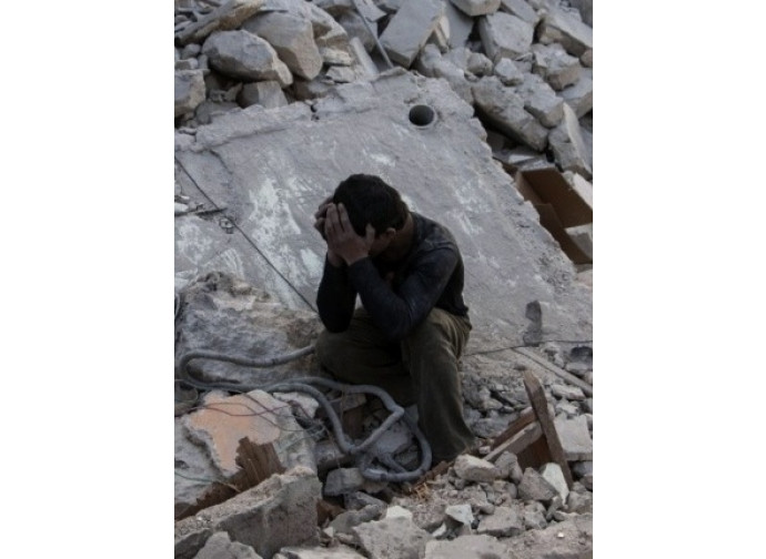 Devastazione e macerie ad Aleppo Devastazione e macerie ad Aleppo