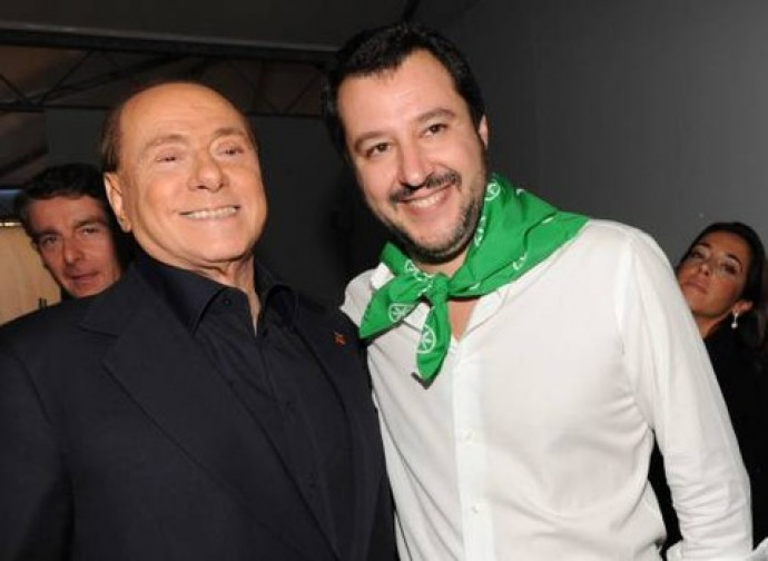 Berlusconi e Salvini Berlusconi e Salvini