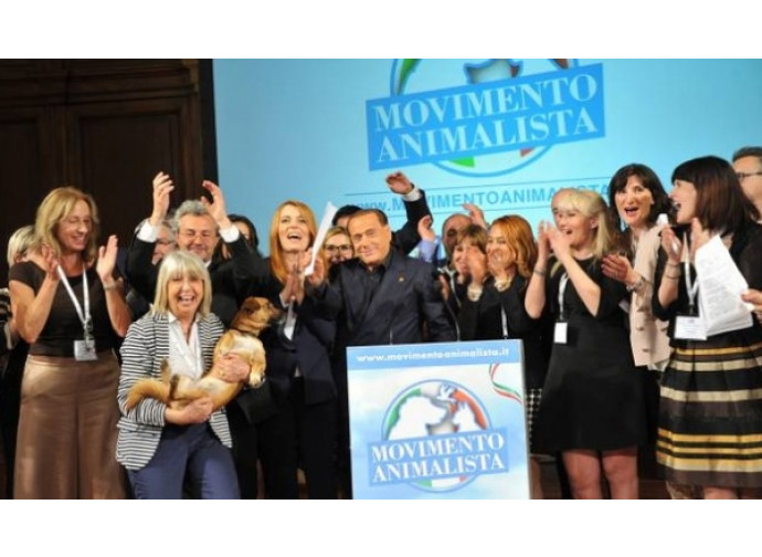 Berlusconi al lancio del Movimento Animalista Berlusconi al lancio del Movimento Animalista